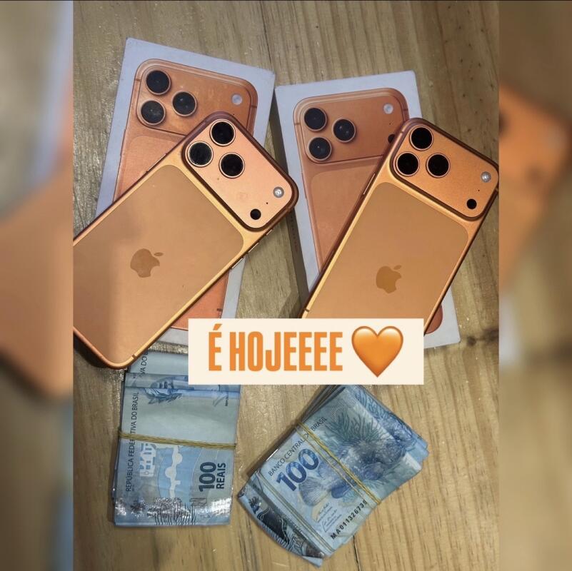 2 IPHONE 17 PRO MAX OU R$20.000,00MIL