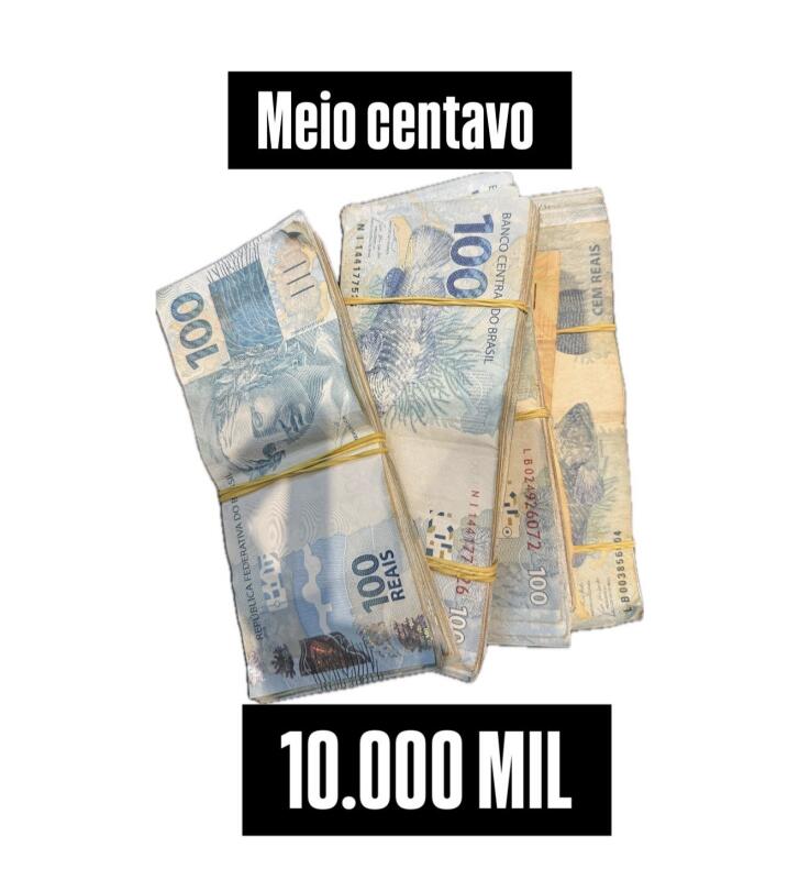 MEIO CENTAVO PARA R$10.000,00 🍀