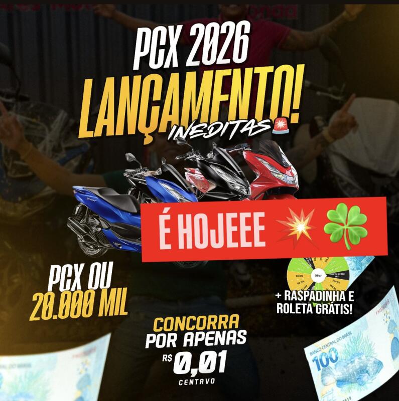 PCX 2026 ou 20 MIL